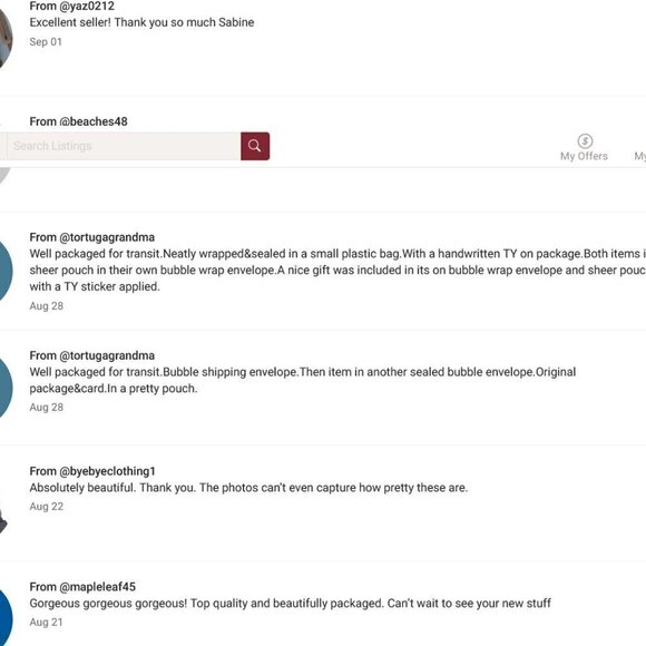 20 Poly Shipping Bags (10x13) + 50 TY Stickers! RETRO - HIPPIE - VINTAGE CLOSETS - Picture 5 of 6